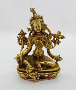 Statue - Green Tara 5” ships from Nepal