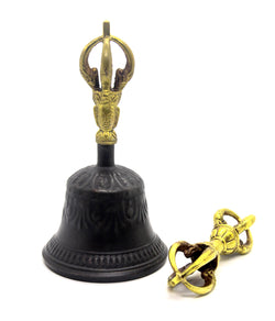 Bell & Dorje | Antiqued Black | 7.5"