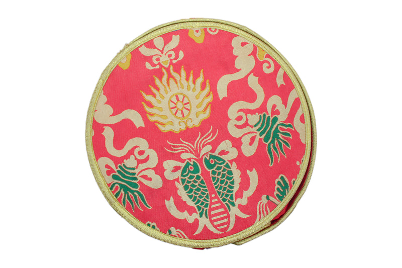 Chöd Drum | Acacia Wood  | Painted Skin | 7.0” - 8.5”