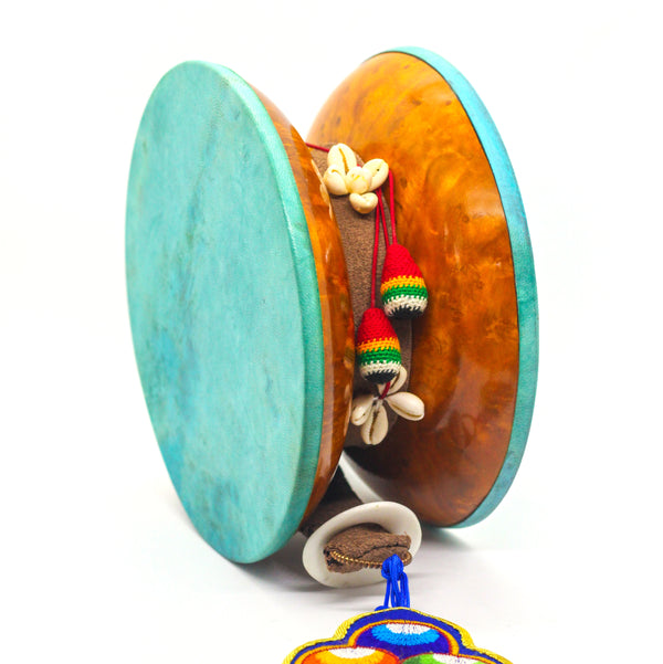 Chöd Drum | Bawa Wood | Cloud  Skin | 7.0" - 8.5" ships from Nepal