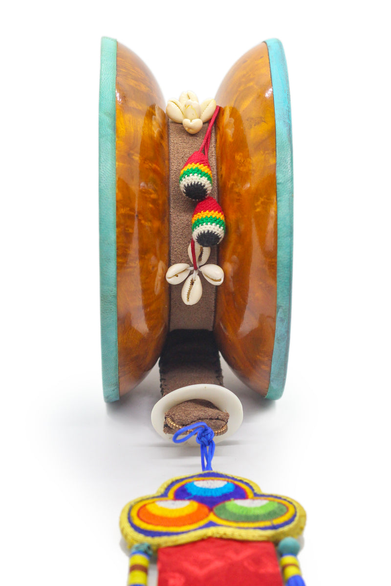 Chöd Drum | Bawa Wood | Cloud  Skin | 7.0" - 8.5" ships from Nepal