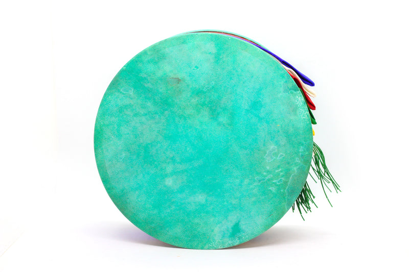 Chöd Drum | Acacia Wood | Cloud Skin | 7.0" - 8.5" ships from Nepal